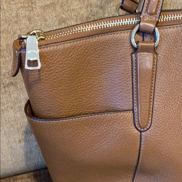 COACH Jet Set genuine leather shoulder Bag - Picture 5 of 10